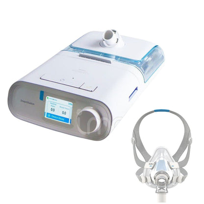 Philips DreamStation Auto CPAP+ResMed AirFit F20 Full Face Mask
