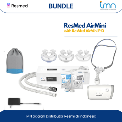 Resmed Airmini AutoTravel CPAP w/ P10 Nasal Pillow Mask