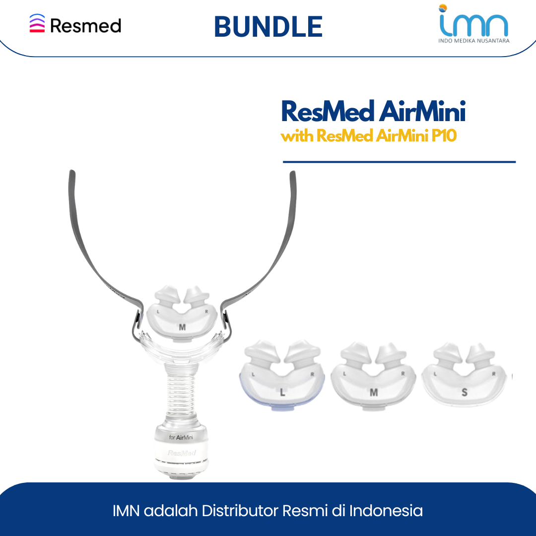 Resmed Airmini AutoTravel CPAP w/ P10 Nasal Pillow Mask