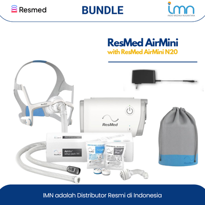 Resmed Airmini AutoTravel CPAP w/ N20 Nasal Mask