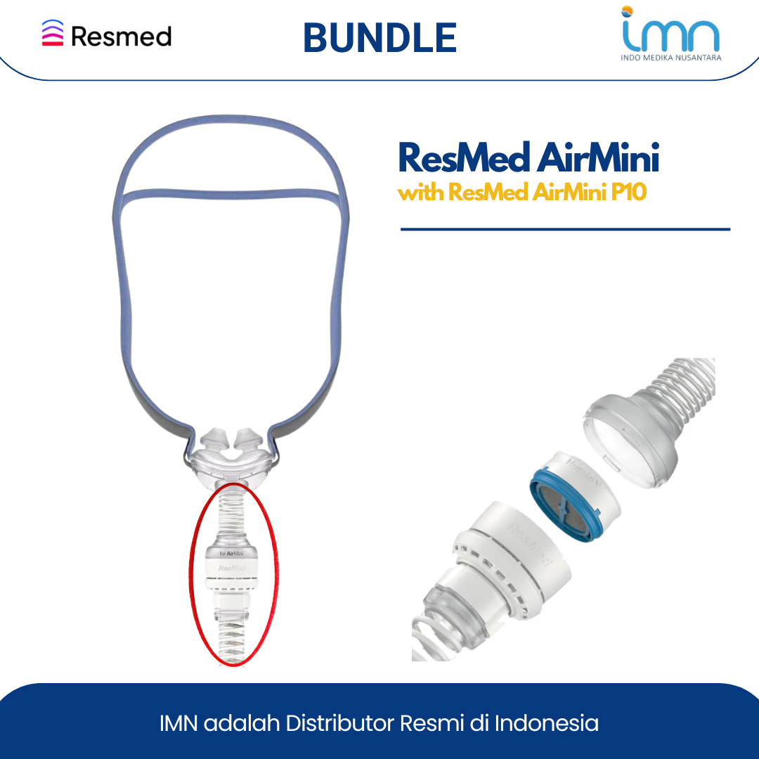 Resmed Airmini AutoTravel CPAP w/ P10 Nasal Pillow Mask