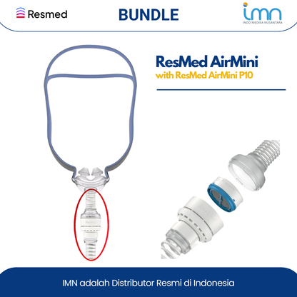 Resmed Airmini AutoTravel CPAP w/ P10 Nasal Pillow Mask