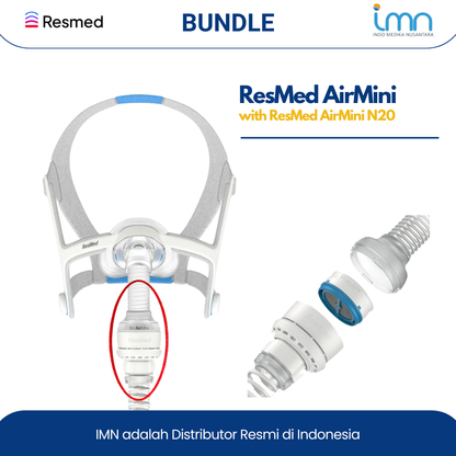 Resmed Airmini AutoTravel CPAP w/ N20 Nasal Mask