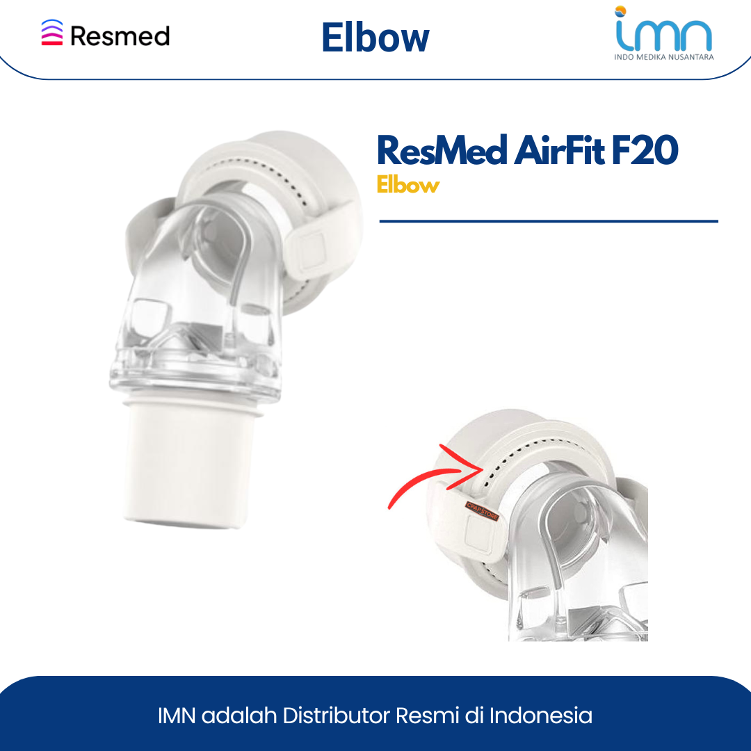 Resmed AirFit F20 Quick-Release Elbow