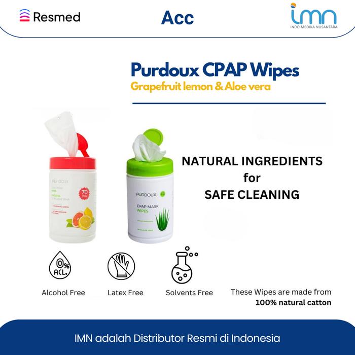 Purdoux Canister 70pcs CPAP Wipes