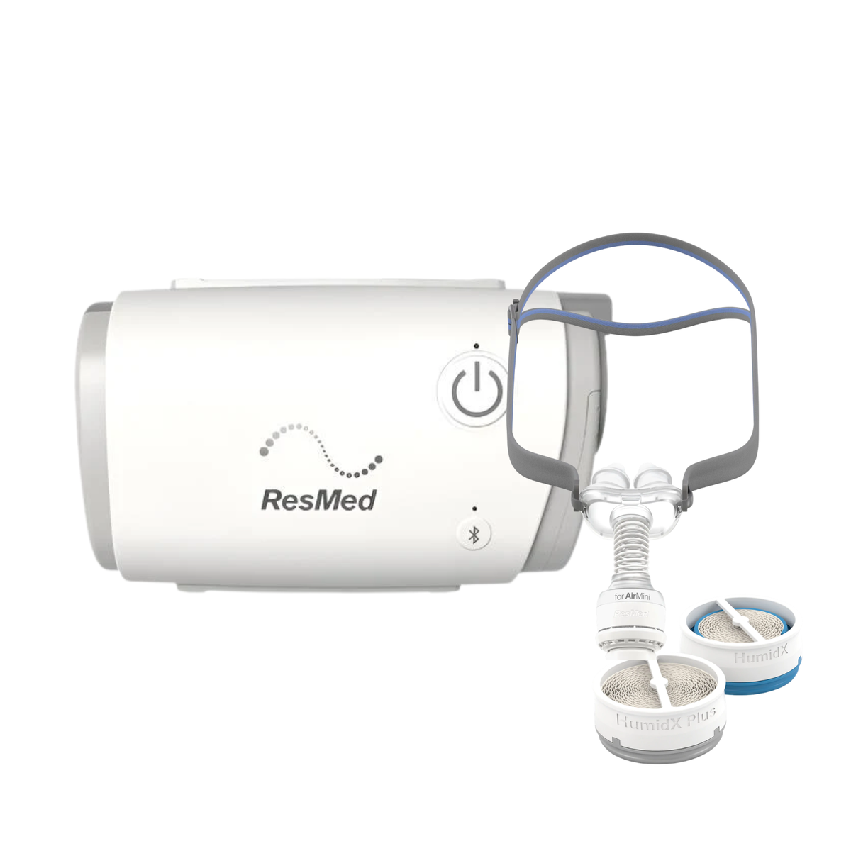 Resmed Airmini AutoTravel CPAP w/ P10 Nasal Pillow Mask