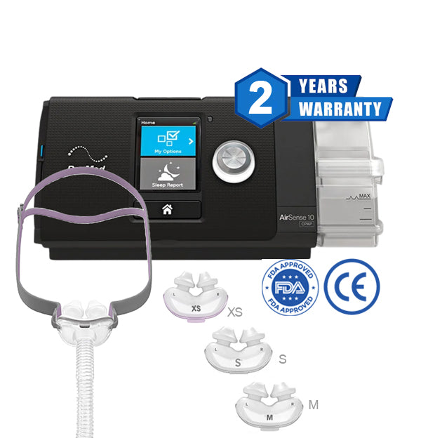 Resmed AirSense10+AirFit P10 FH Nasal Pillow Mask