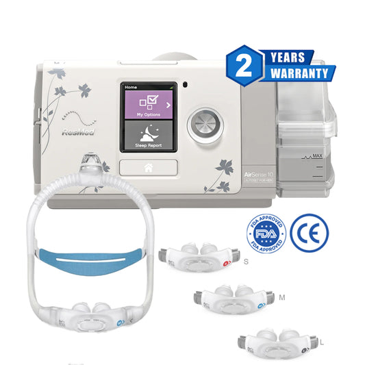 Resmed AirSense10 AutoSet FOR HER + AirFit P30i Nasal Pillow Mask