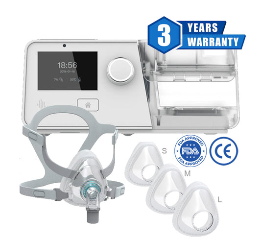 BMC G3 B25A Auto BiPAP + BMC F5A+ Full Face Mask