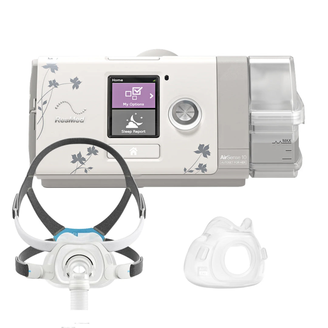 Resmed AirSense10 AutoSet FOR HER+AirFit F40 Full Face Mask