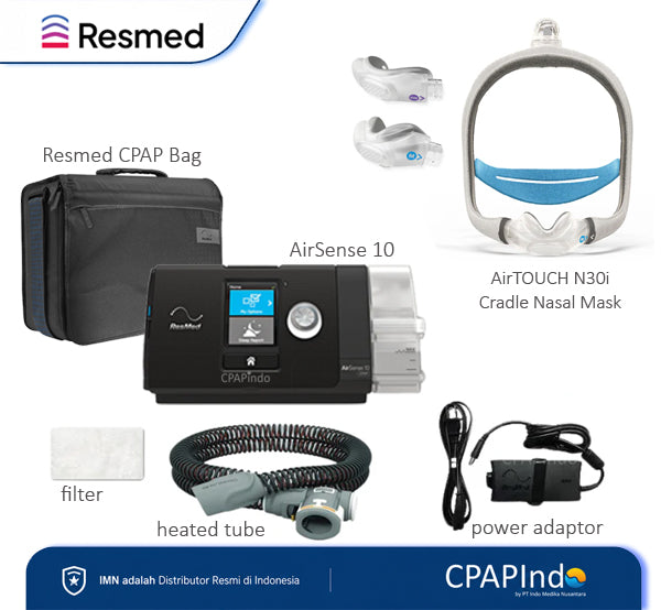 Resmed AirSense10  + AirTOUCH N30i Cradle Mask