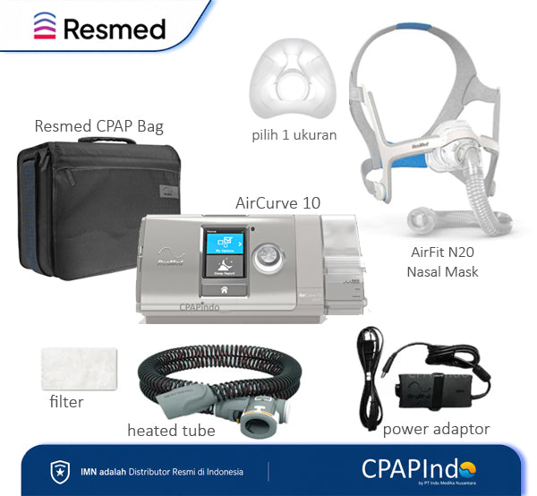 Resmed AirCurve 10 VAuto + RESMED Mask