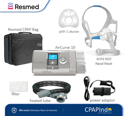 Resmed AirCurve 10 VAuto + RESMED Mask