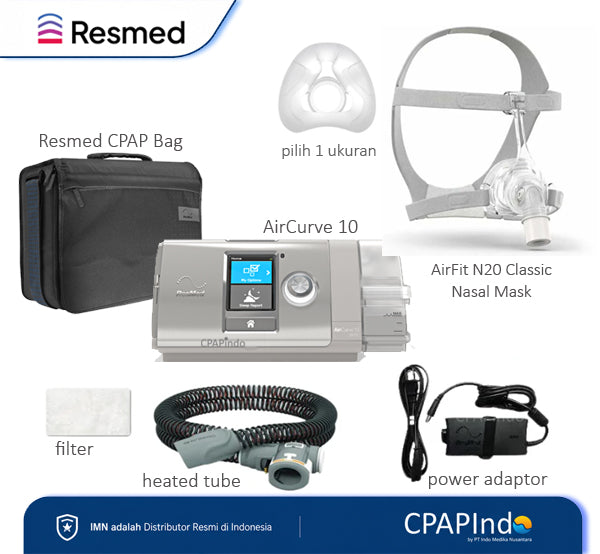 Resmed AirCurve 10 VAuto + RESMED Mask