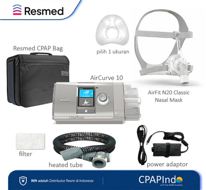 Resmed AirCurve 10 VAuto + RESMED Mask