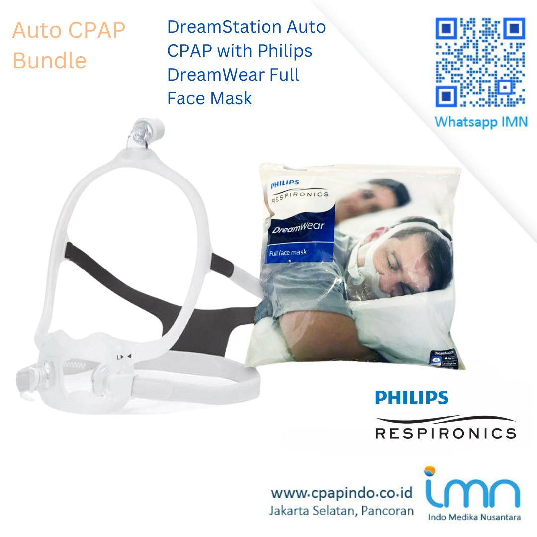 Philips DreamStation Auto CPAP+Philips DreamWear Full Face Mask