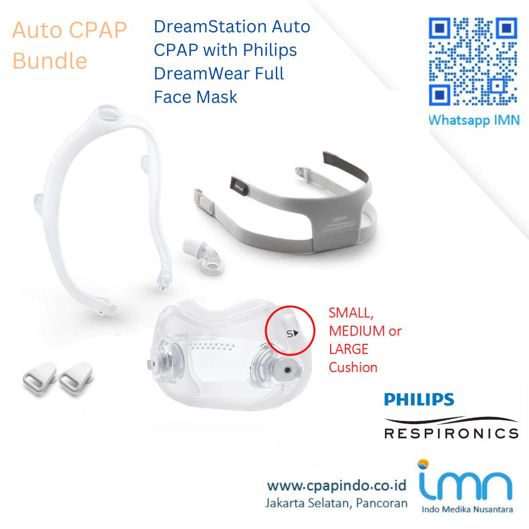 Philips DreamStation Auto CPAP+Philips DreamWear Full Face Mask