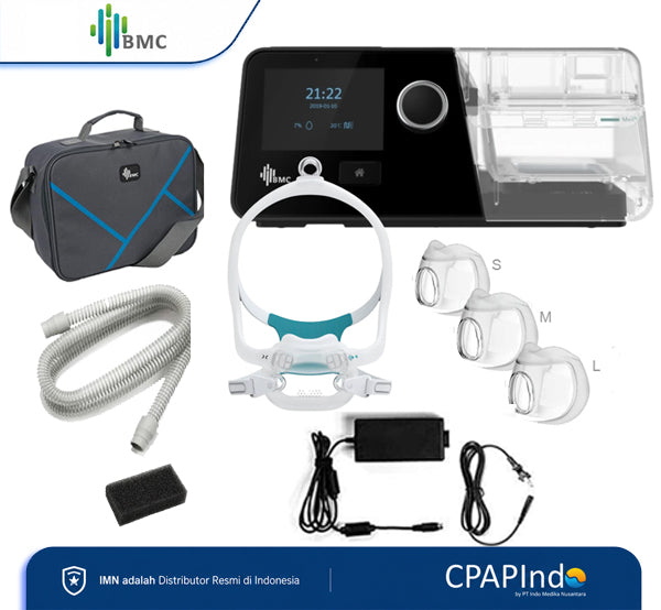 BMC G3 A20 Auto CPAP + BMC F6s Medium Full Face Mask