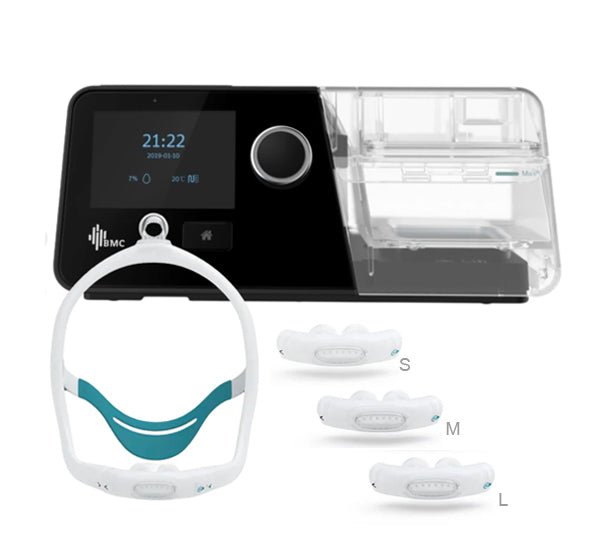 BMC G3 A20 Auto CPAP + BMC P6s Nasal Pillow Mask