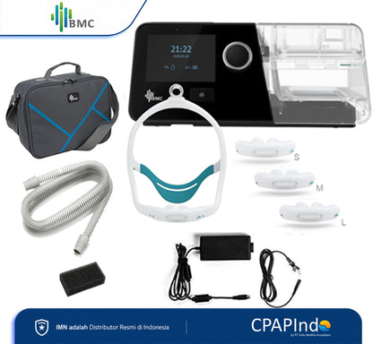 BMC G3 A20 Auto CPAP + BMC P6s Nasal Pillow Mask