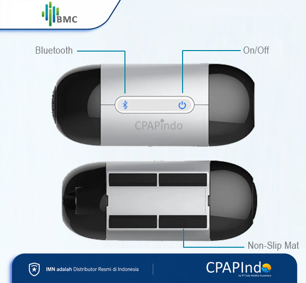 BMC M1 Mini Travel Auto CPAP + BMC P6s Nasal Pillow Mask