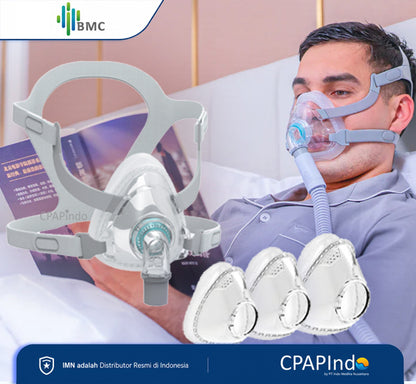 BMC G3 B25A Auto BiPAP + BMC F5A+ Full Face Mask