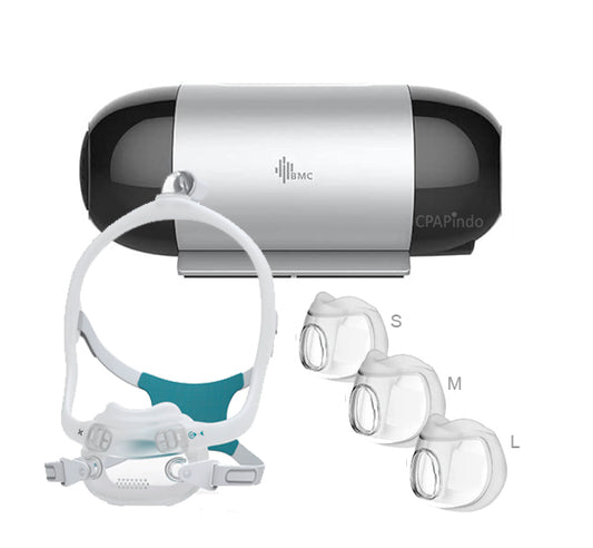 BMC M1 Mini Travel Auto CPAP + BMC F6s Full Face Mask