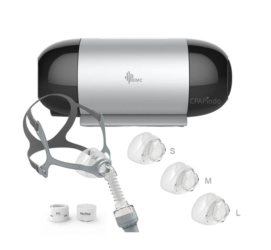 BMC M1 Mini Travel Auto CPAP + BMC N5AH Nasal Mask