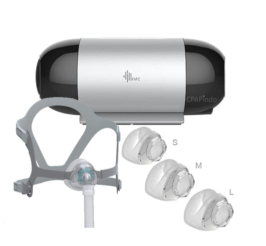BMC M1 Mini Travel Auto CPAP + BMC N5A+ Nasal Mask