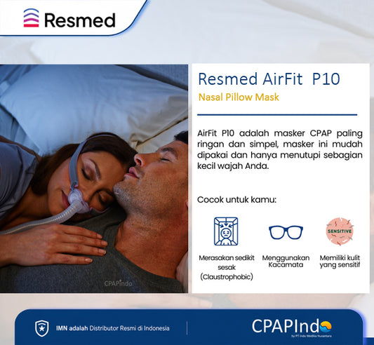 Resmed AirFit P10 For Her Nasal Pillow Mask