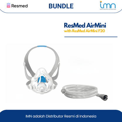 Resmed Airmini AutoTravel CPAP w/ F20 Full Face Mask