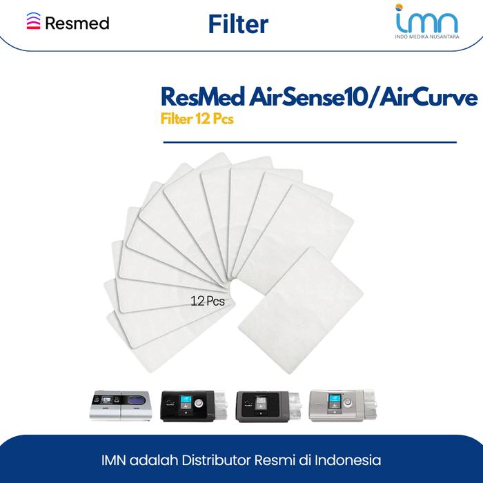 Resmed S9/Air10 Hypoallergenic filters 12pcs