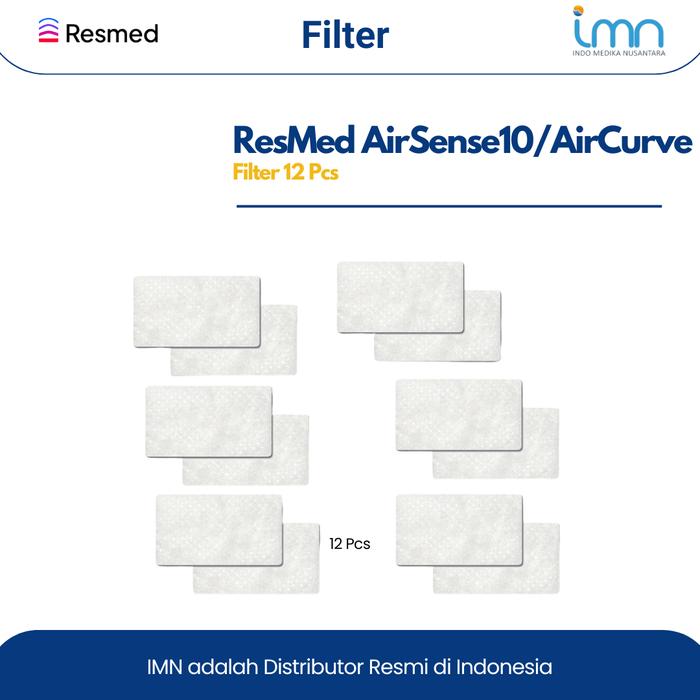 Resmed S9/Air10 Hypoallergenic filters 12pcs
