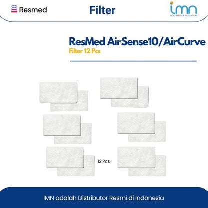 Resmed S9/Air10 Hypoallergenic filters 12pcs